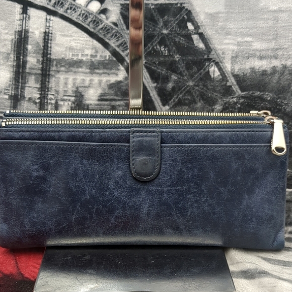 HOBO Handbags - HOBO Blue Clutch Wallet